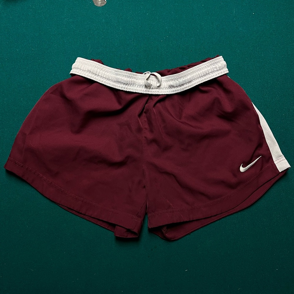 Nike Women's Burgundy Athletic Shorts